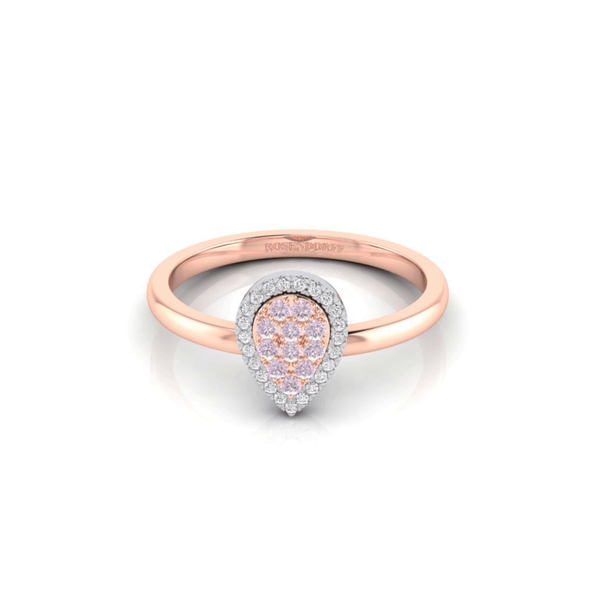 Eminence Pinks Diamond Pear Ring - Rosendorff Diamond Jewellers